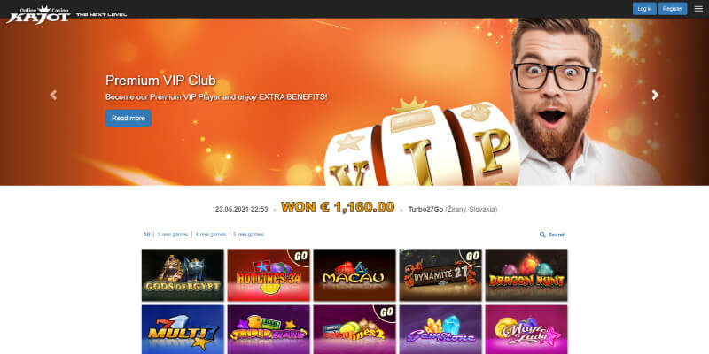 KAJOT SK online casino