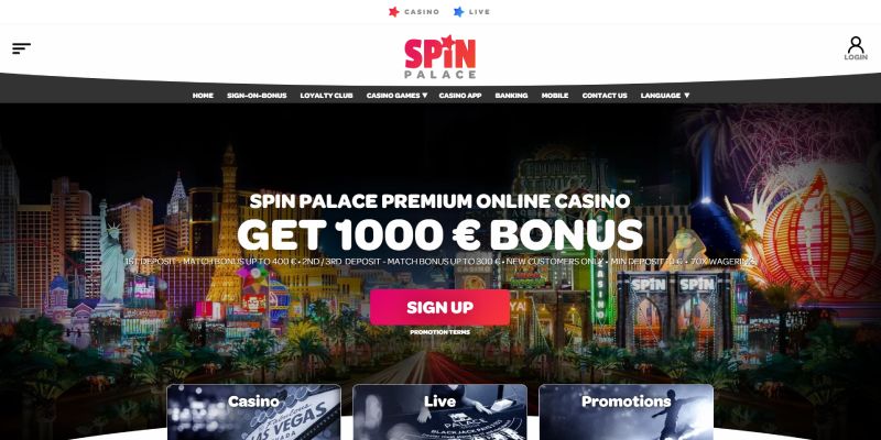 Spin Palace SK online casino