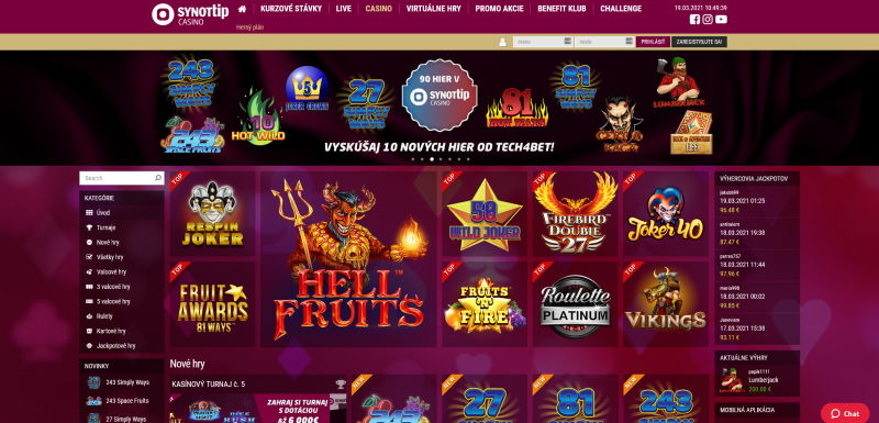 SynotTip.sk online casino